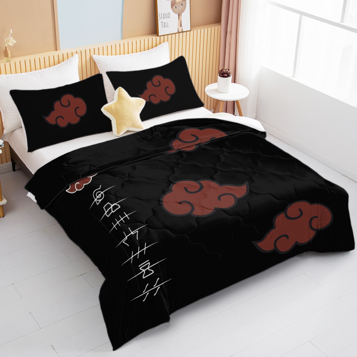 Shinobi Clouds Classic Pattern Comforter Set