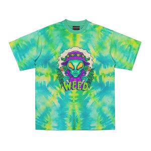 Alien Smoking Tie Dye Fusion T-Shirt
