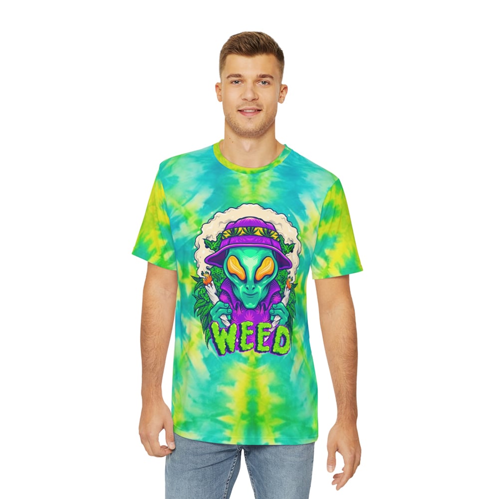 Alien Smoking Tie Dye Fusion T-Shirt