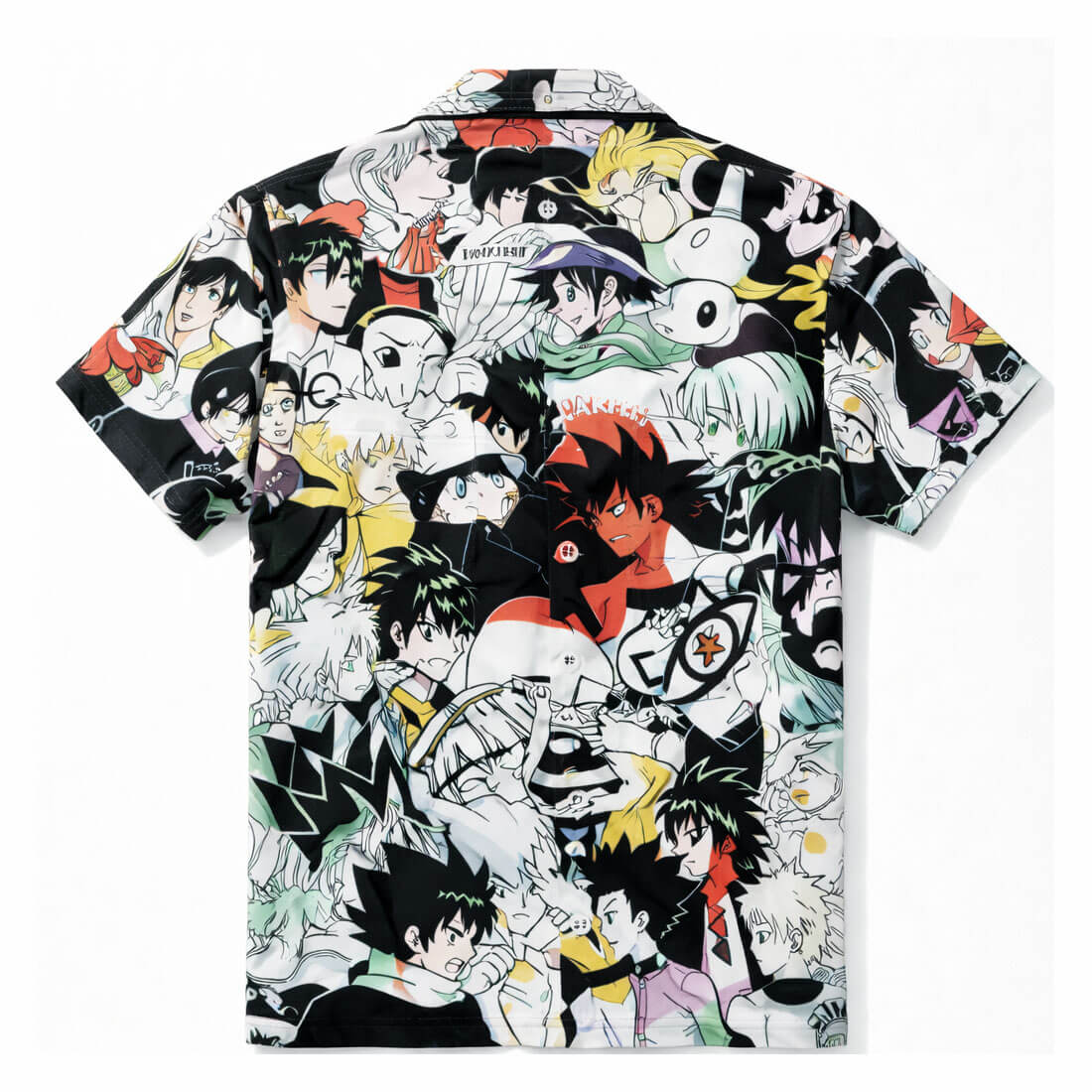All Anime Button Up Hawaiian Shirt