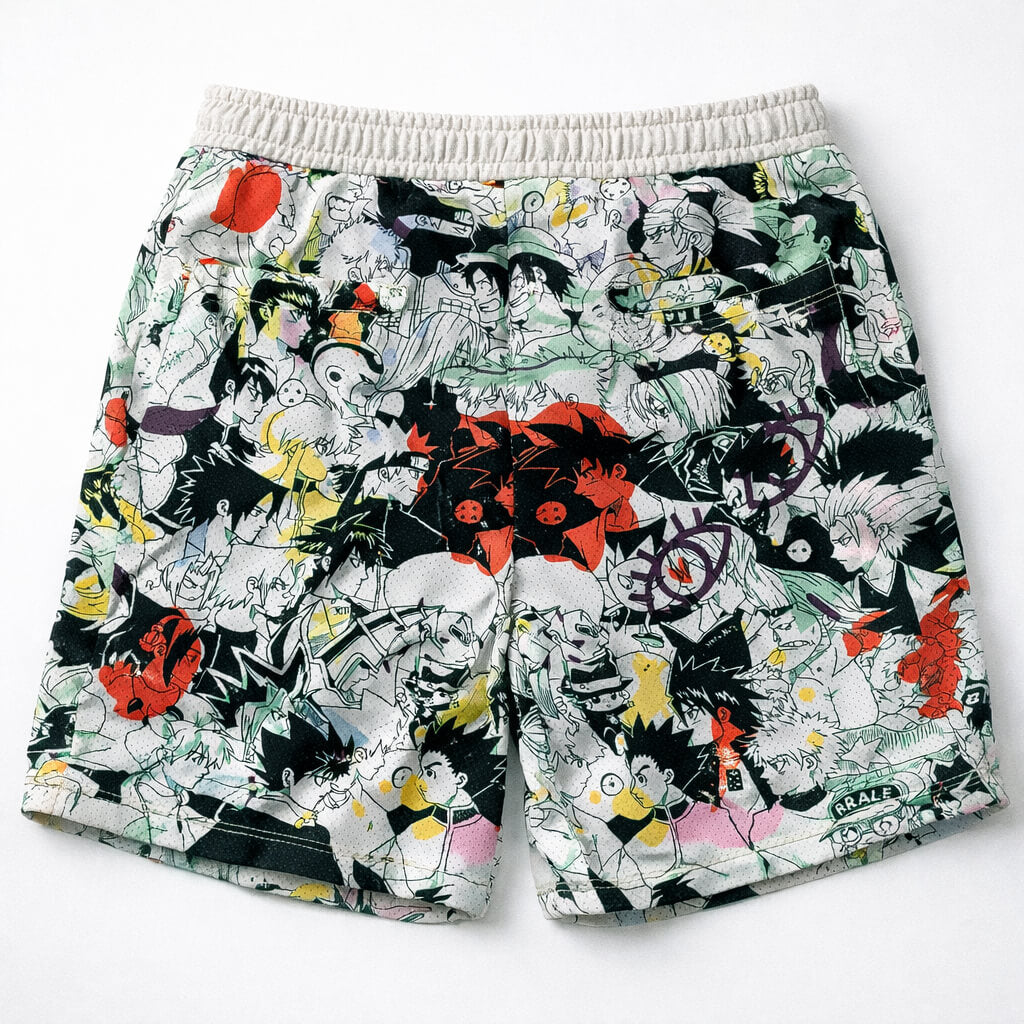 All Anime Mesh Shorts