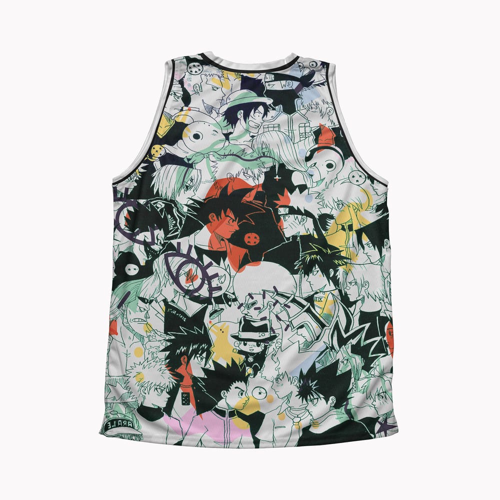 All Anime Legends Otaku Basketball Jersey Tank Top