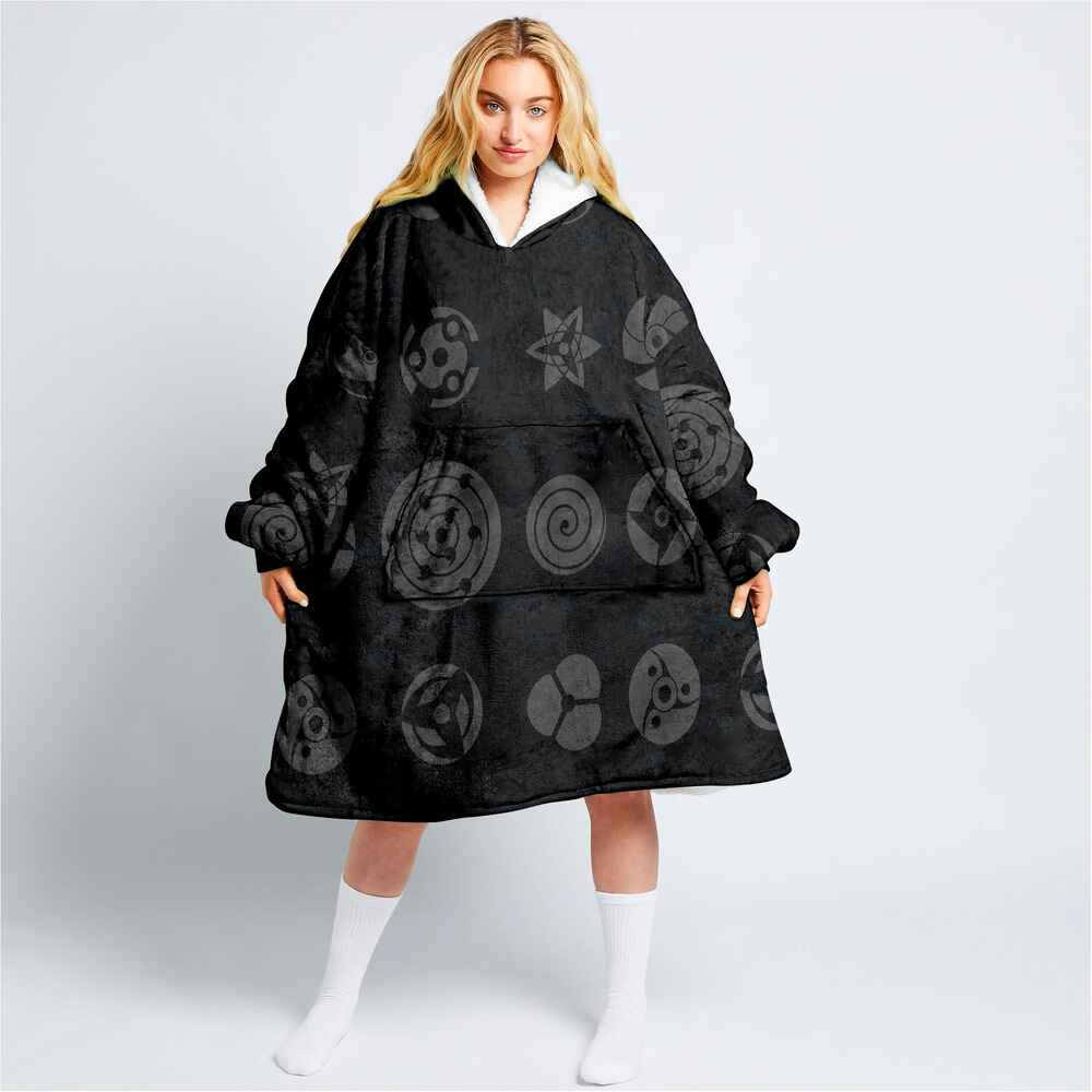 Eyes Pattern Oodie Blanket Hoodie