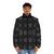 All Over Eyes Pattern Puffer Jacket