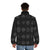 All Over Eyes Pattern Puffer Jacket