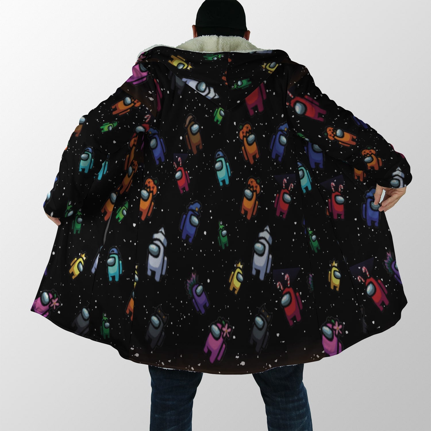 Among Us Hooded Cloak Coat