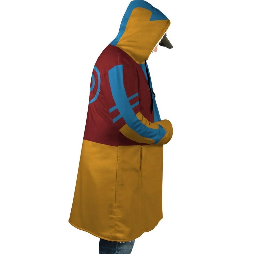 Aang The Last Air Bender Hooded Cloak Coat