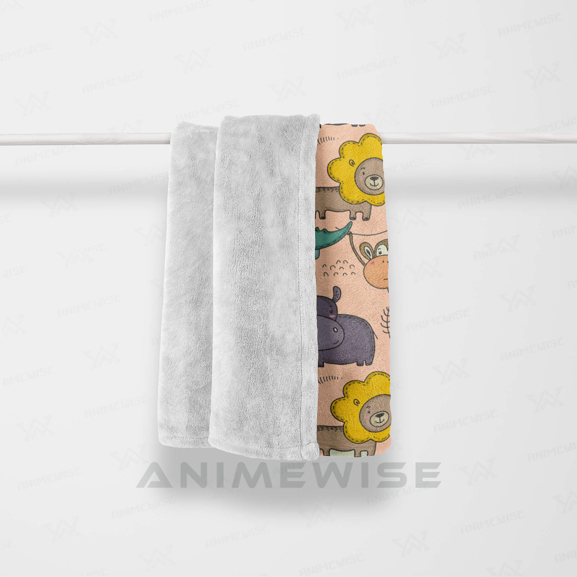 Animal Zoo Cute Doodles Blanket