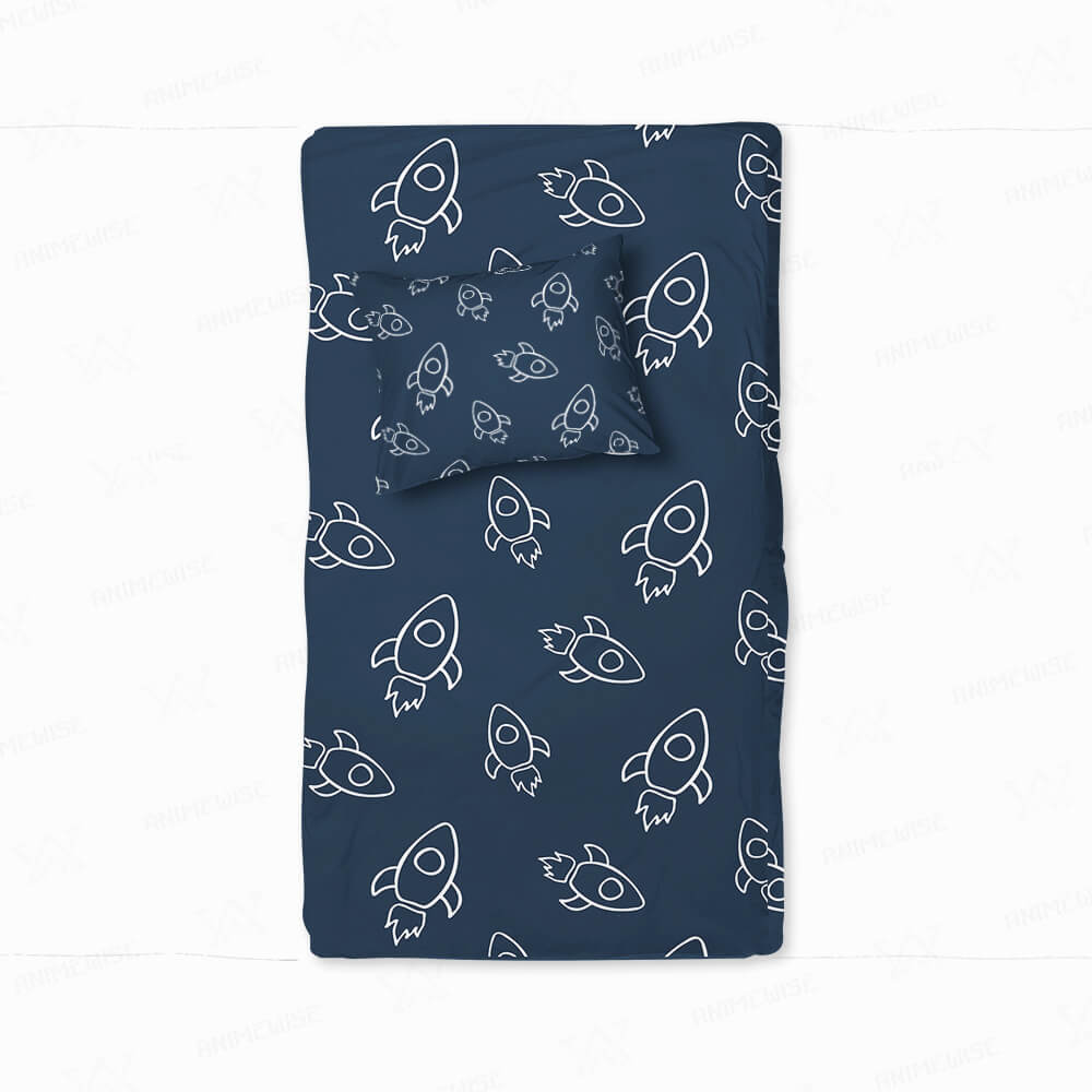 Apace Rockets Modern Stitched Duvet Cover Bedding