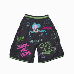 Jinx Graffiti Basketball Shorts