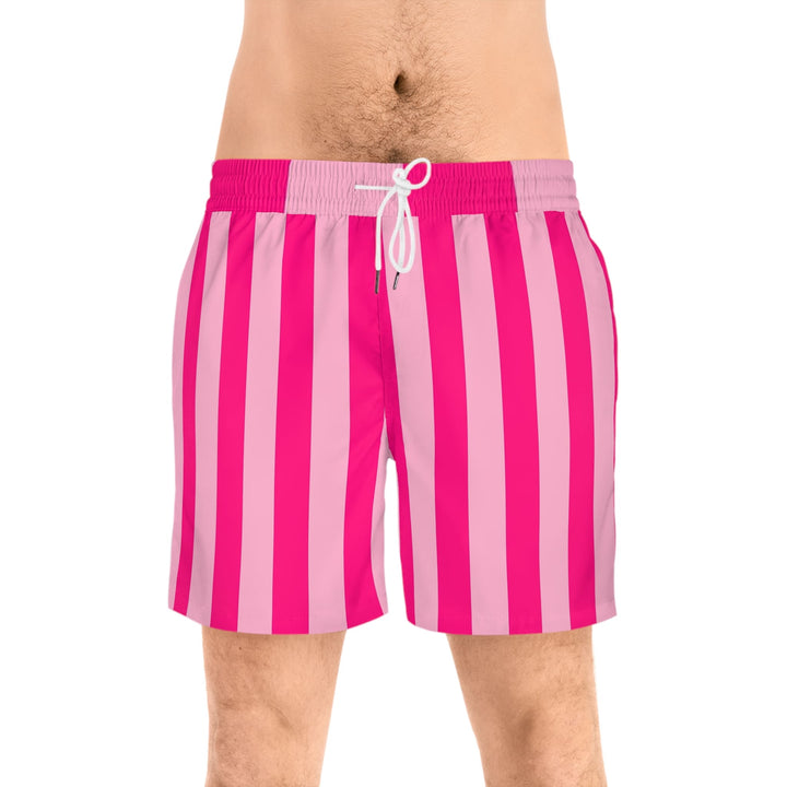 Arcane Jinx Pink Stripes Swim shorts