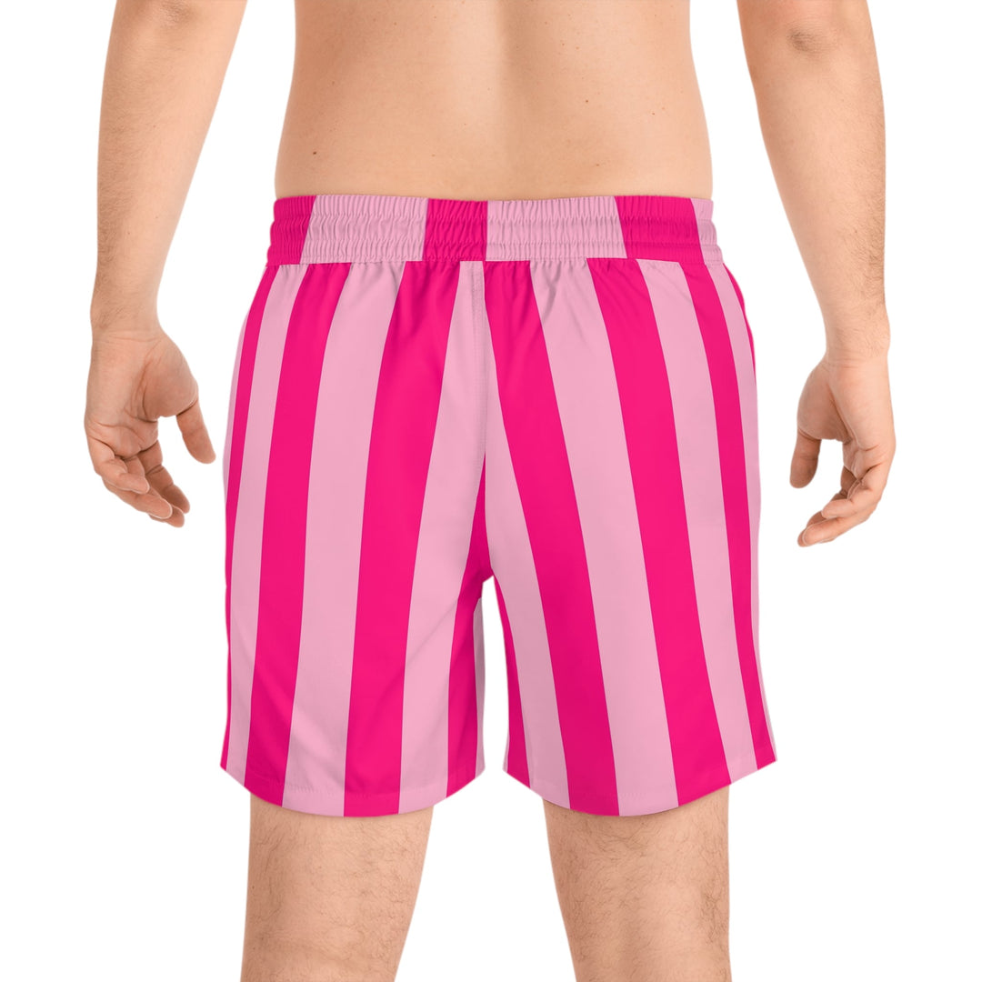Arcane Jinx Pink Stripes Swim shorts