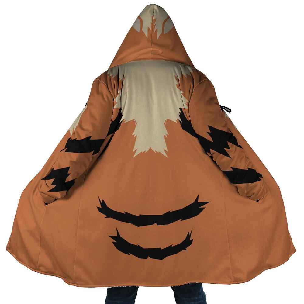 Arcanine Pattern Hooded Dream Cloak Coat