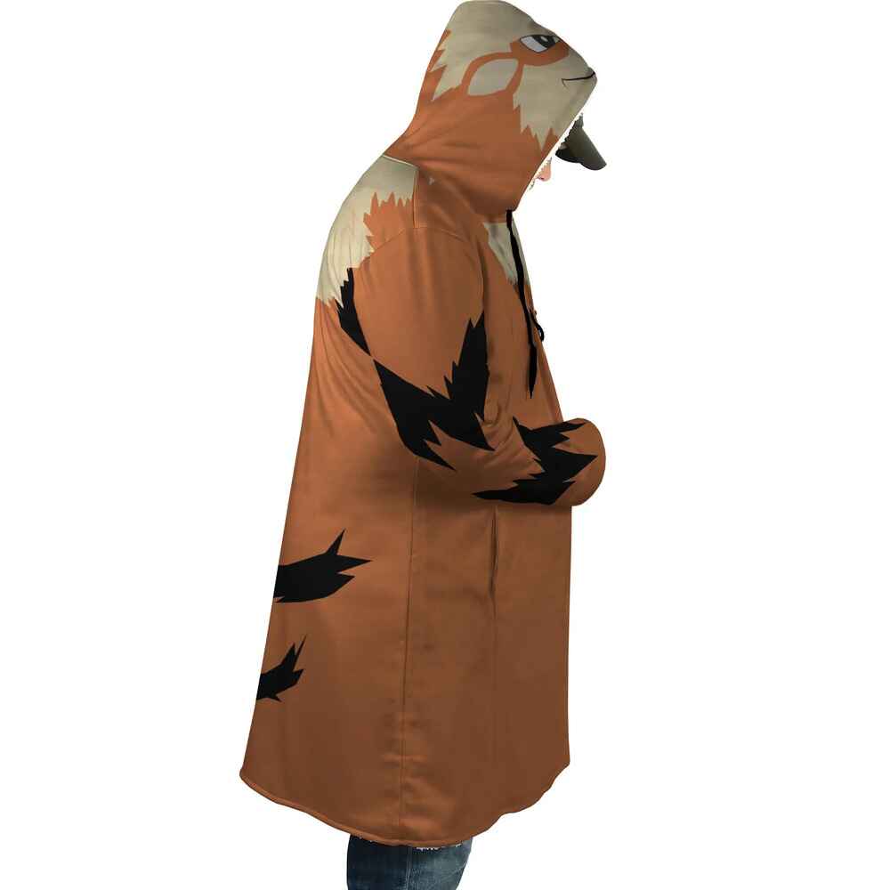 Arcanine Pattern Hooded Dream Cloak Coat