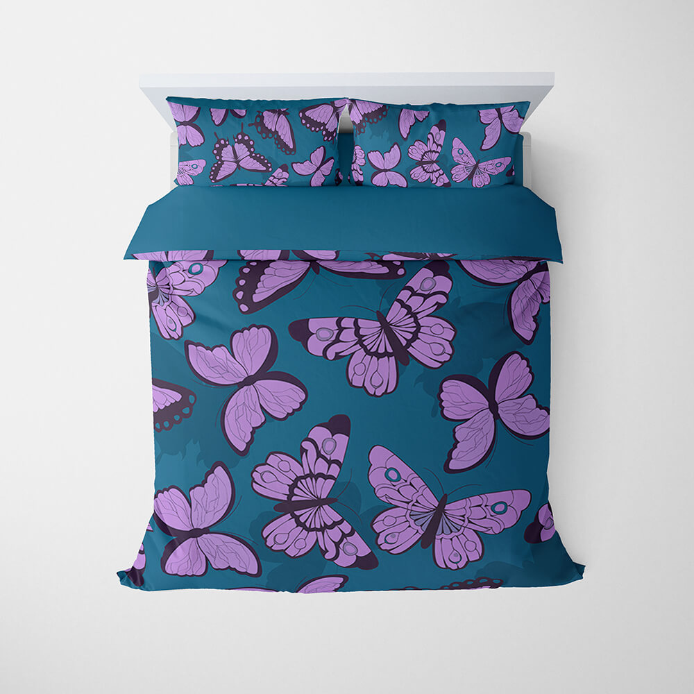 Artistic Butterfly Soft Blend Comforter Set Bedding
