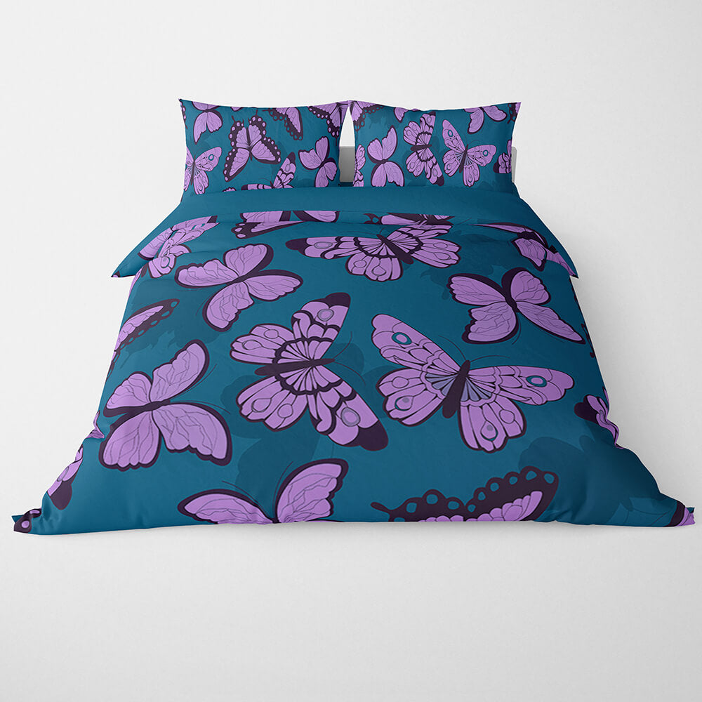 Artistic Butterfly Soft Blend Duvet Cover Bedding