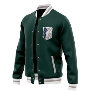 AOT Emblem Baseball Varsity Jacket