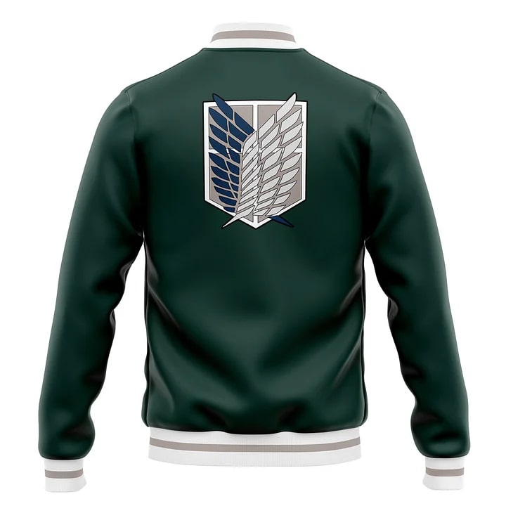 AOT Emblem Baseball Varsity Jacket