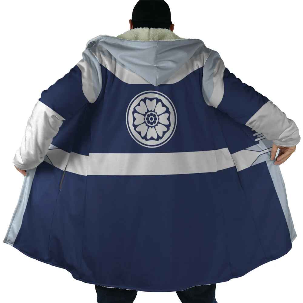 Avatar White Lotus Hooded Cloak Coat