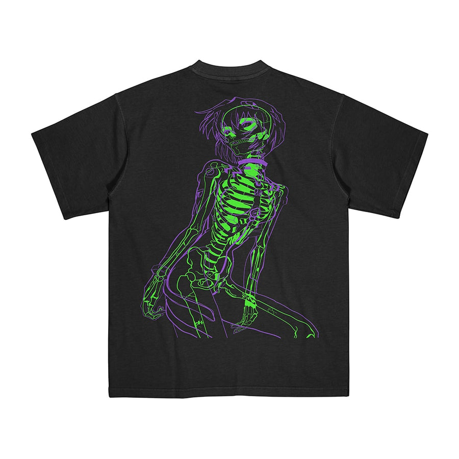 Rei Ayanami Skeleton Neon Genesis Shirt