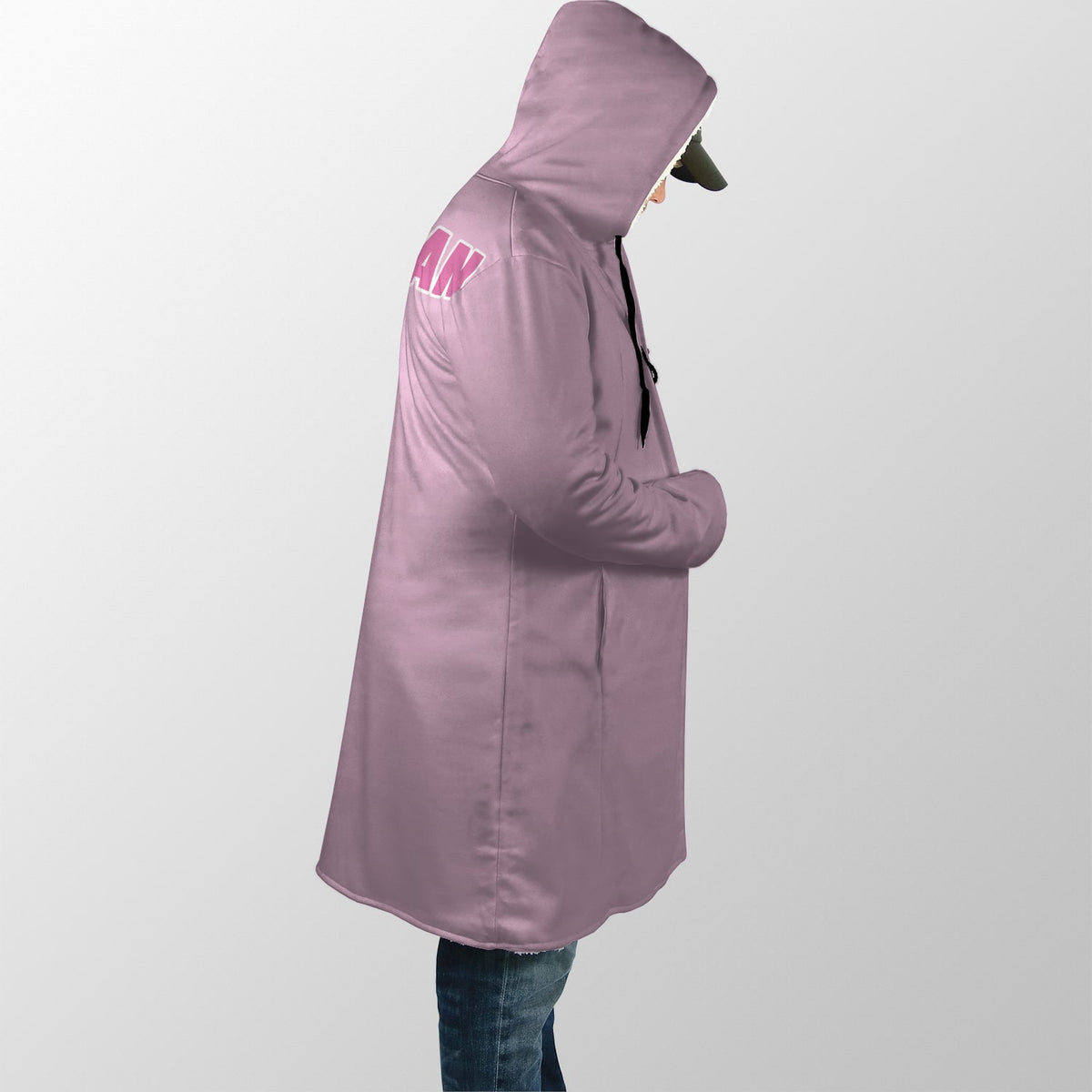 BadMan Pink Hooded Cloak