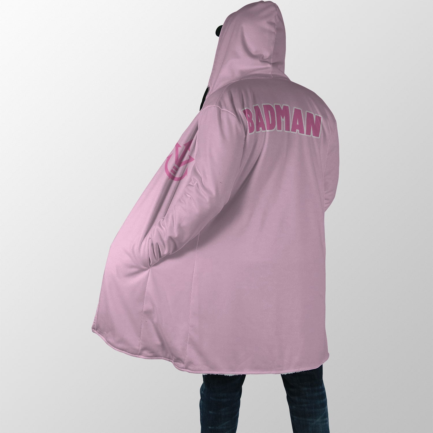 BadMan Pink Hooded Cloak