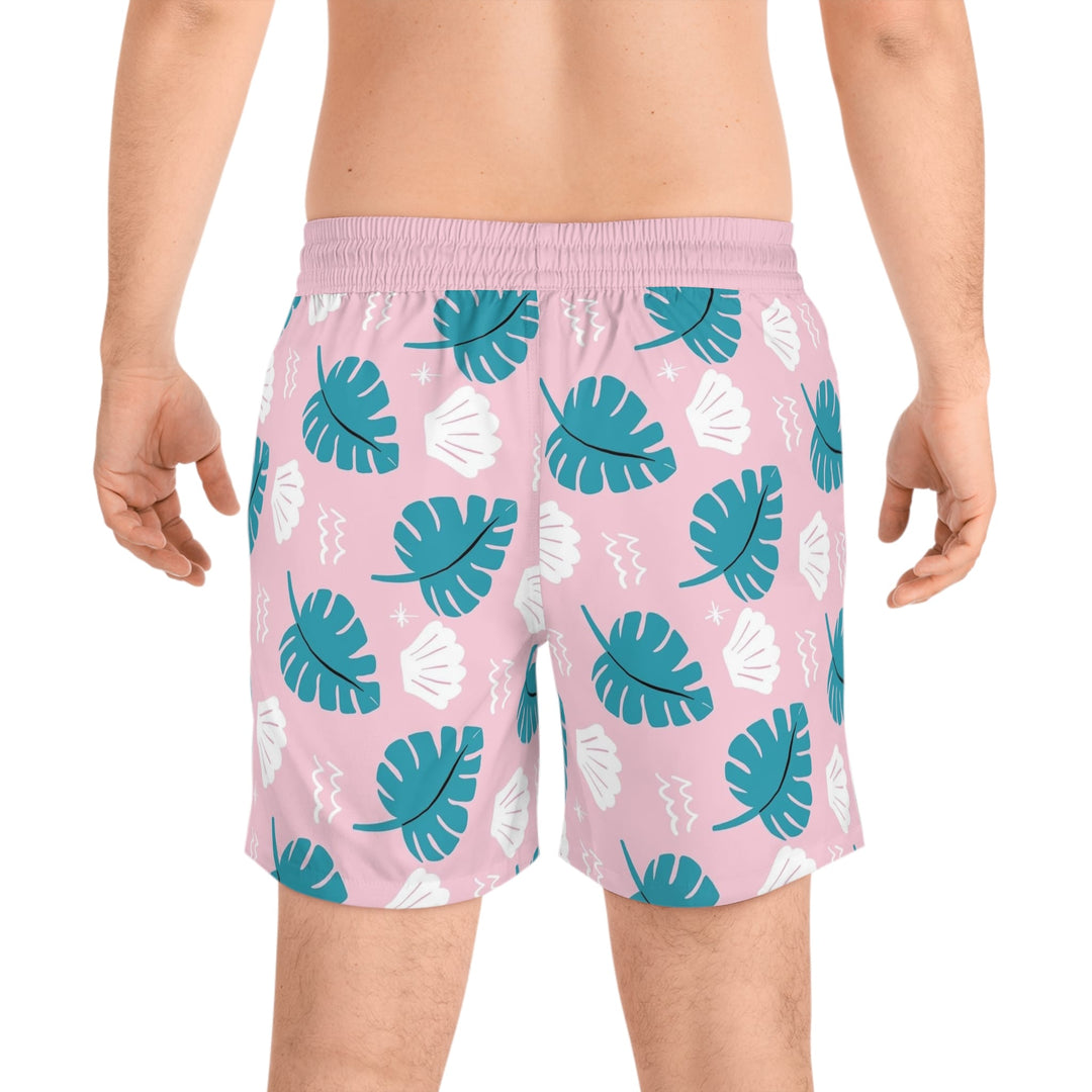 Palm Leaves Inspired Swim Shorts