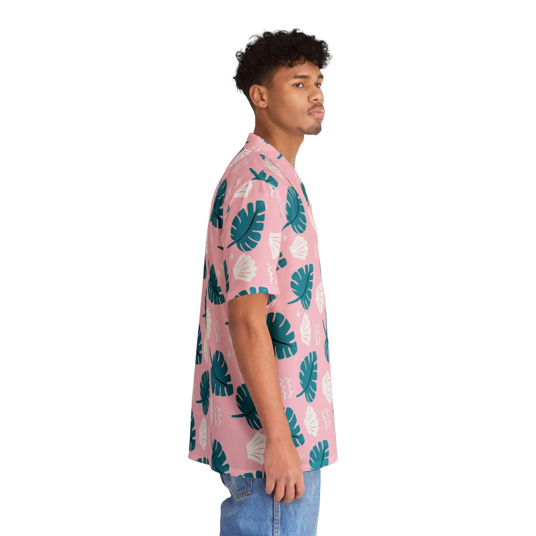 Palm Beach Classic Pink Hawaiian Shirt