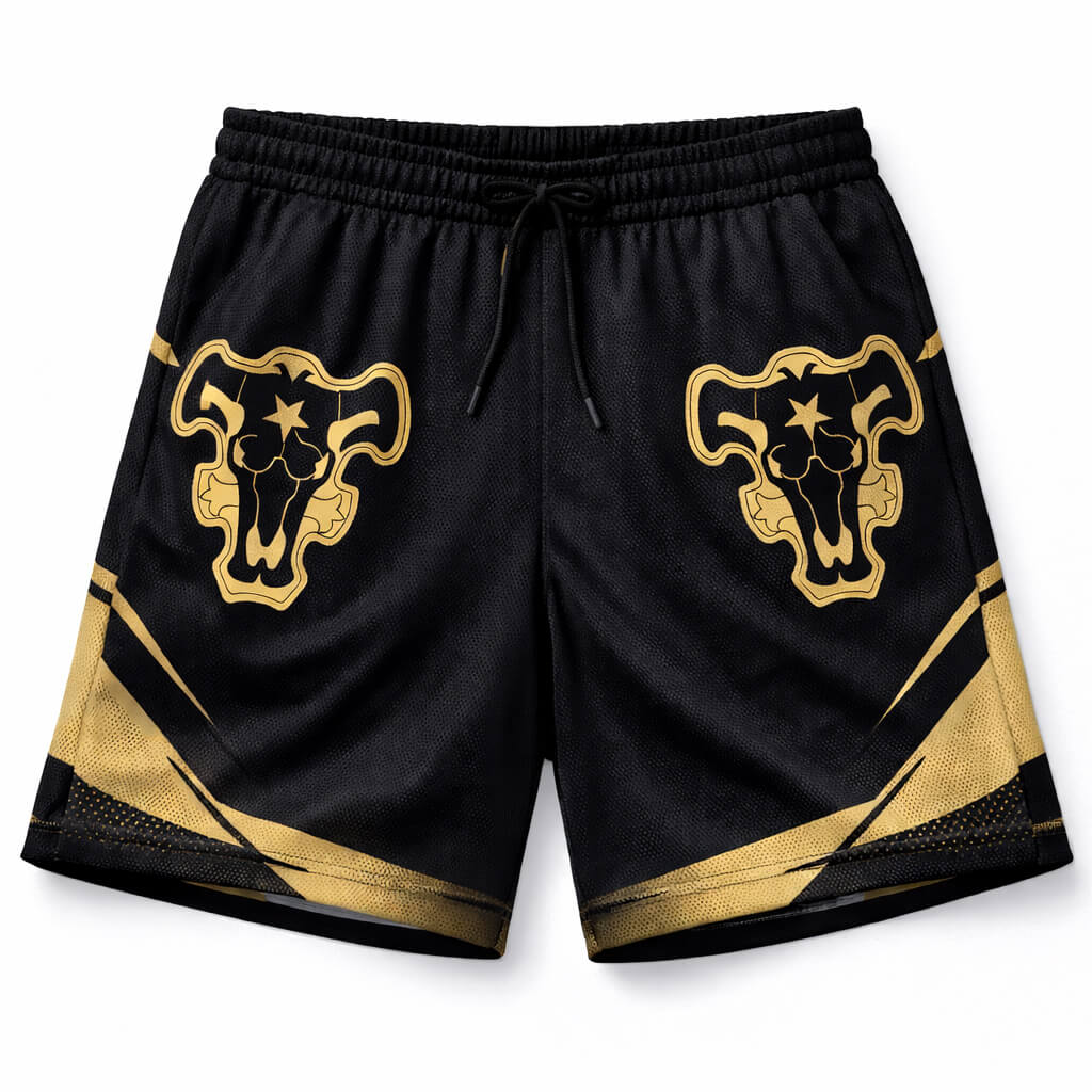 Black Bull Clover Mesh shorts