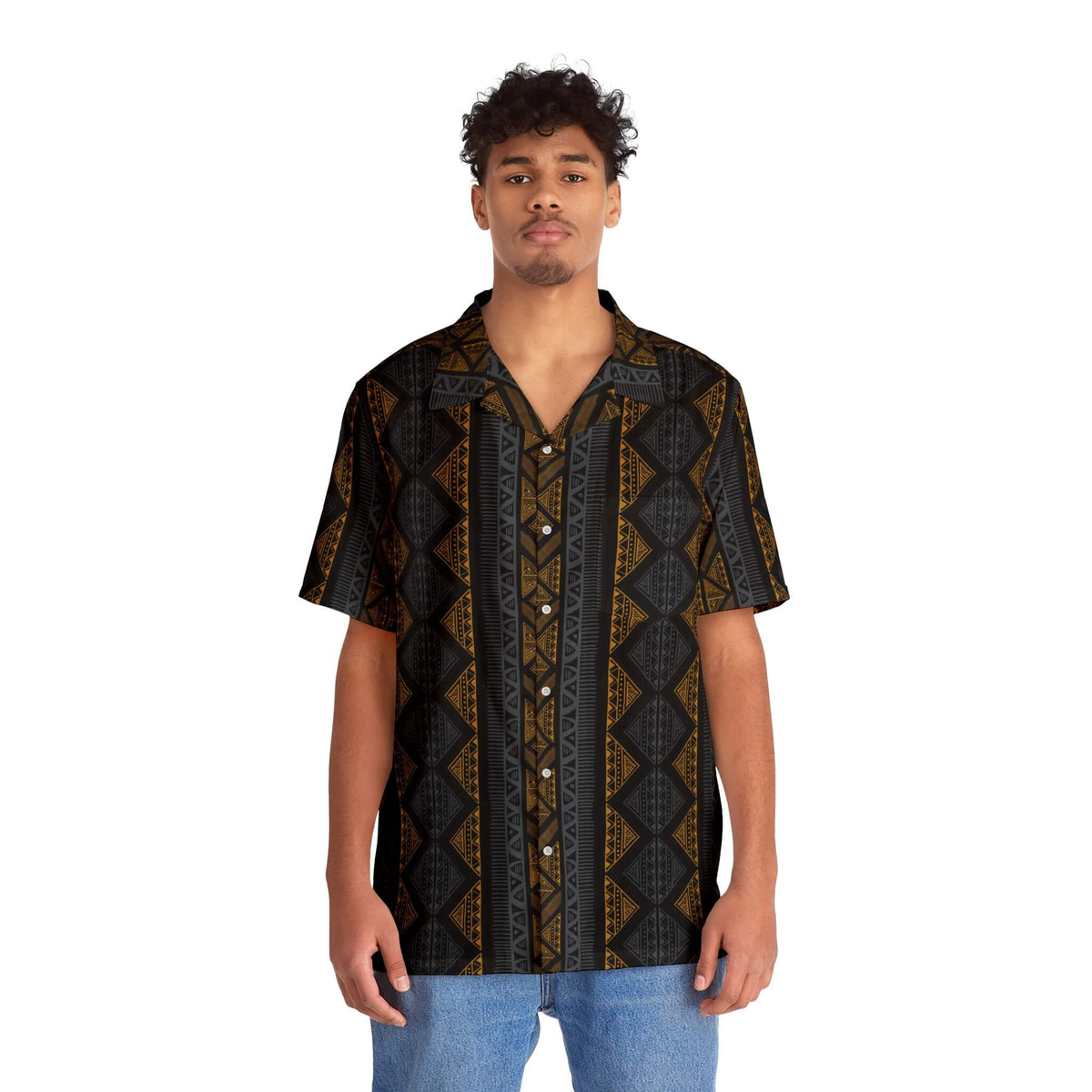 Black Panther Afro Hawaiian Shirt