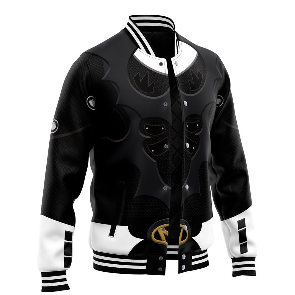 Black Psycho Rangers Varsity Jacket
