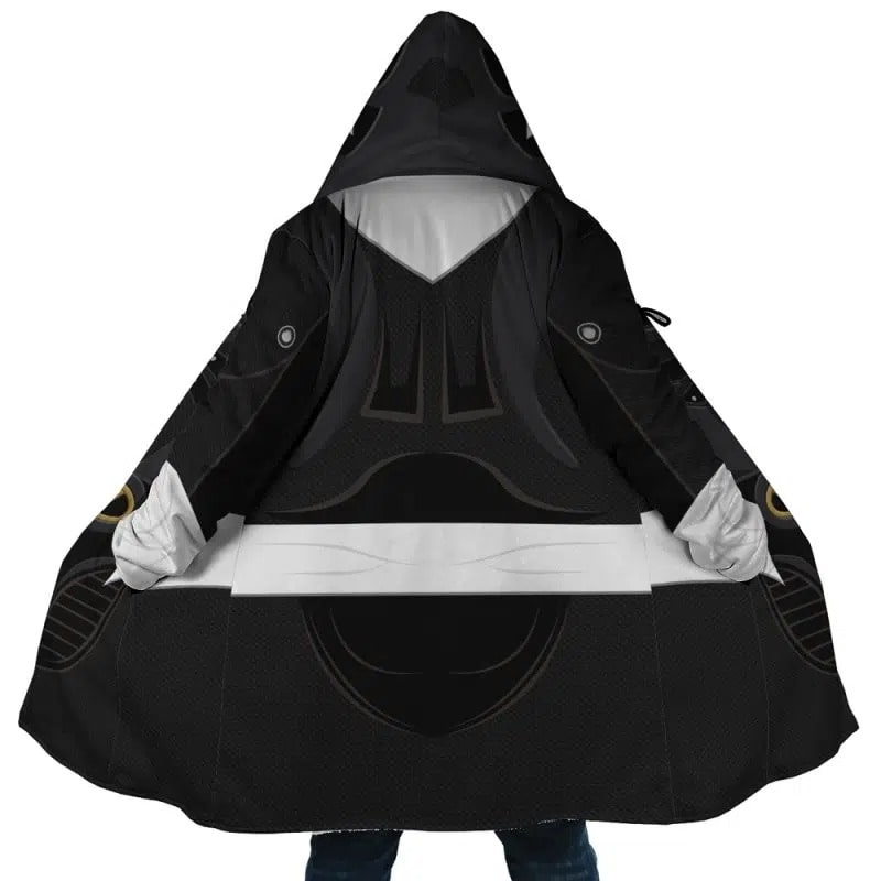 Black Psycho Ranger Hooded Dream Cloak Coat
