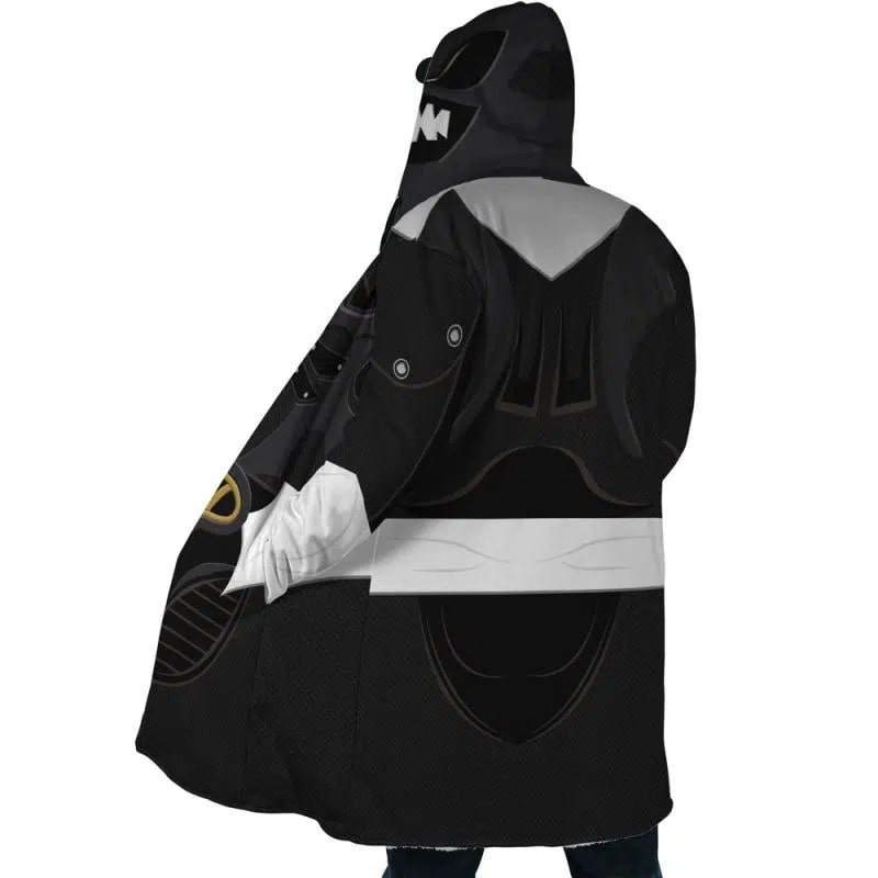 Black Psycho Ranger Hooded Dream Cloak Coat