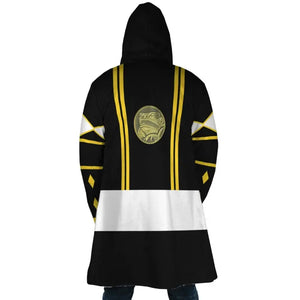 Black Ranger Hooded Cloak Coat