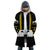 Black Ranger Hooded Cloak Coat