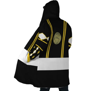 Black Ranger Hooded Cloak Coat