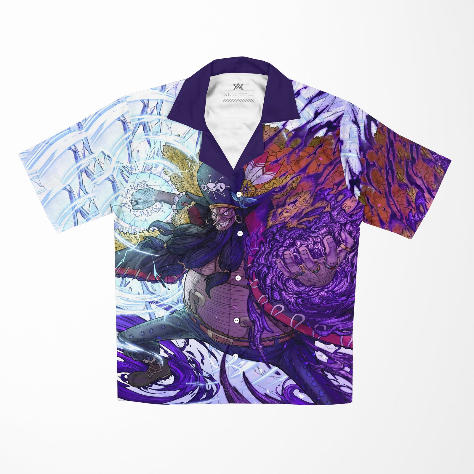 Blackbeard Lucci AOP Button Up Hawaiian Shirt