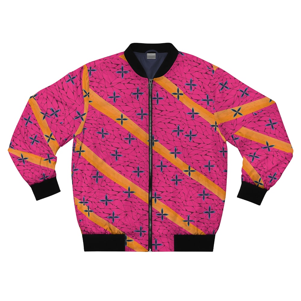 Blood Demon Art Pattern Bomber Jacket