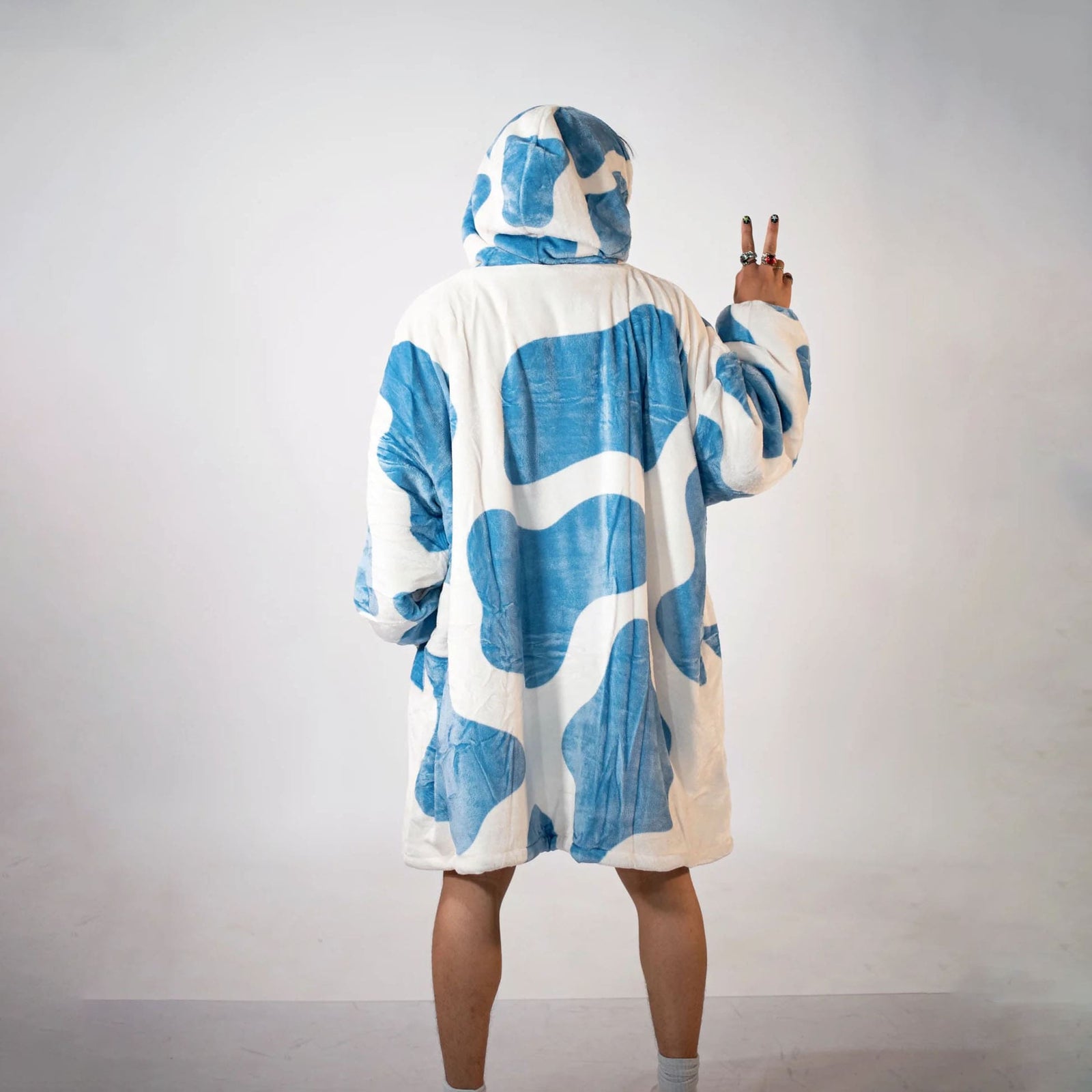 Kawaii Spots Oversized Blanket Hoodie