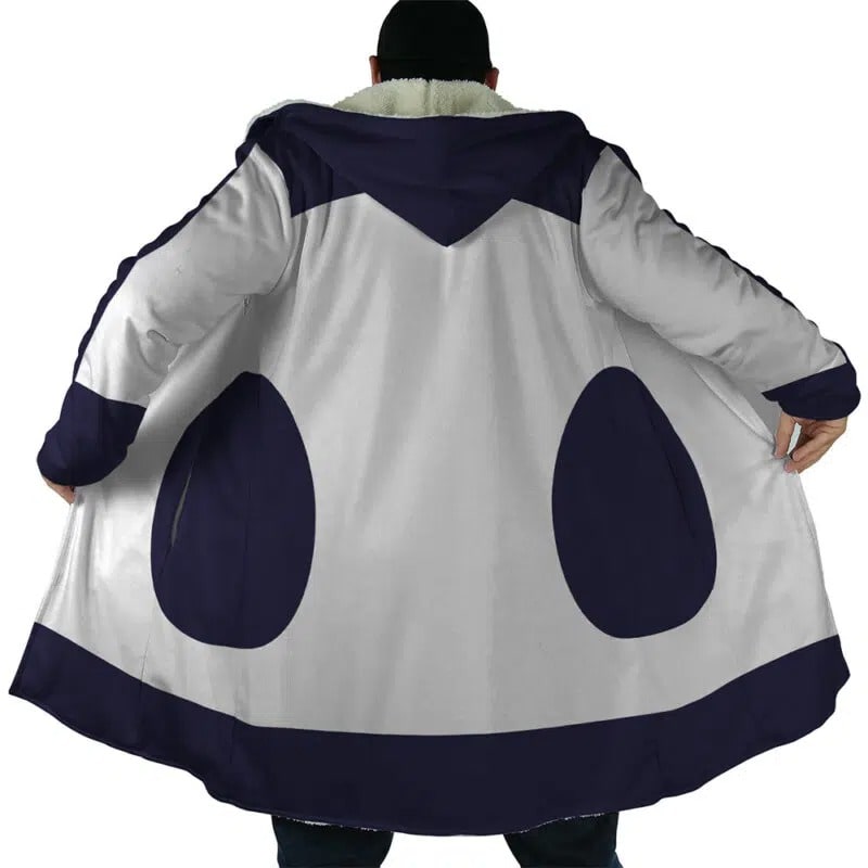 Blue Lok Hooded Dream Cloak Coat