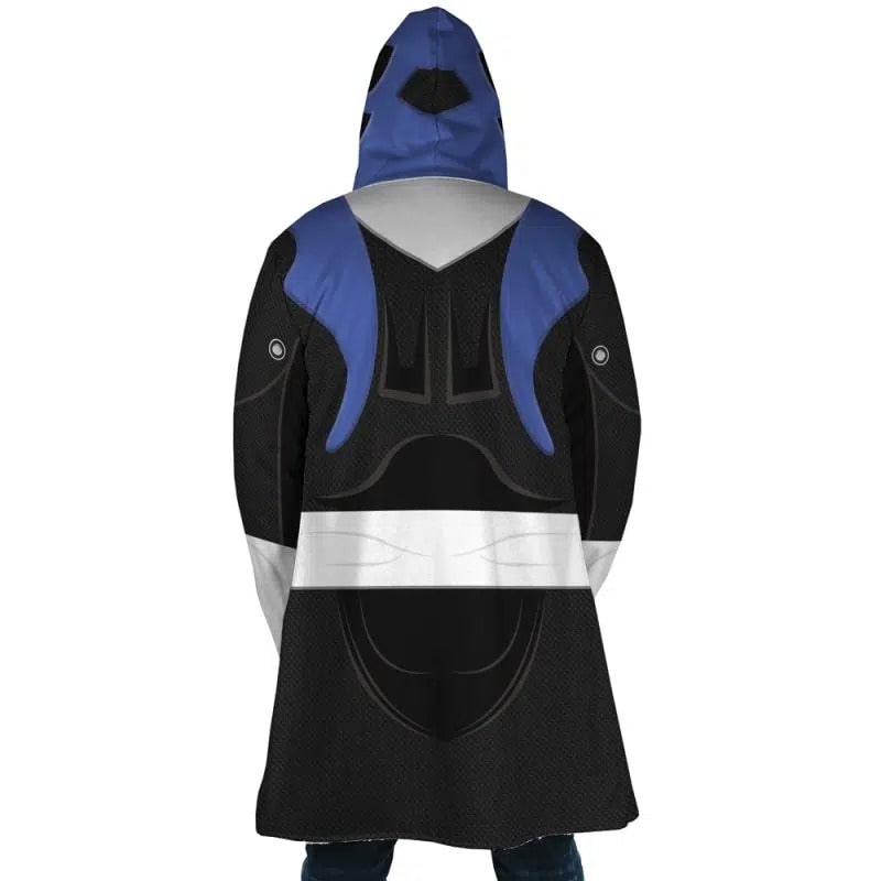 Blue Psycho Ranger Hooded Dream Cloak Coat
