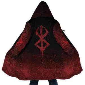 Sacrifice Emblem Hooded Cloak Coat