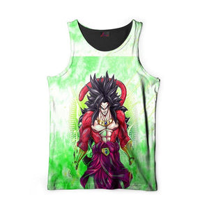 Broly Thanos Gauntlet Power Dragon Ball Tank Top