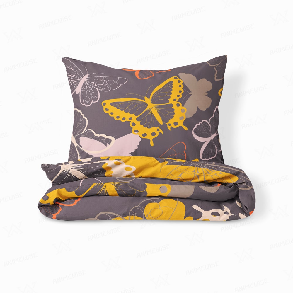 Butterfly Dream Space Fusion Duvet Cover Bedding