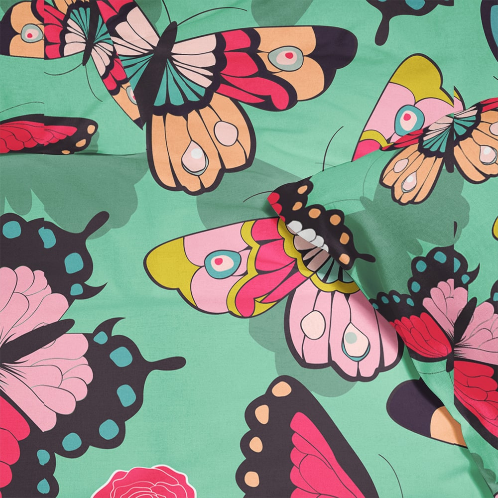 Butterfly Exotic Pattern Duvet Cover Bedding