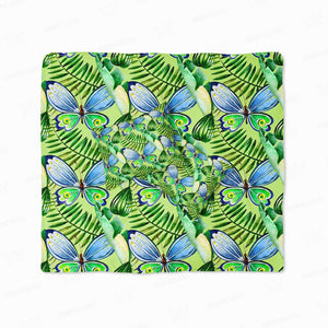 Butterfly Palm Leaf Pattern  Duvet Cover Bedding