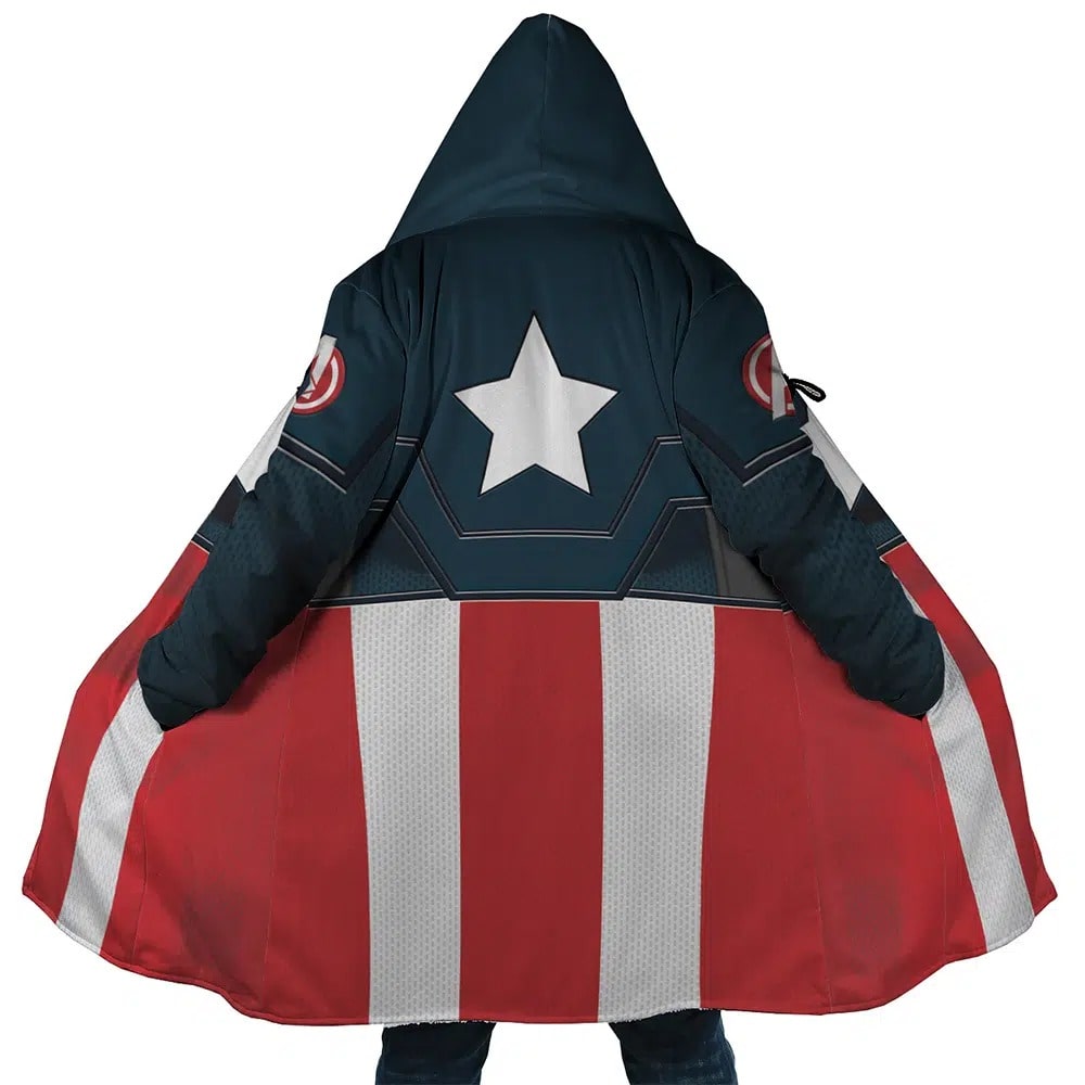 Captain America Hooded Dream Cloak Coat