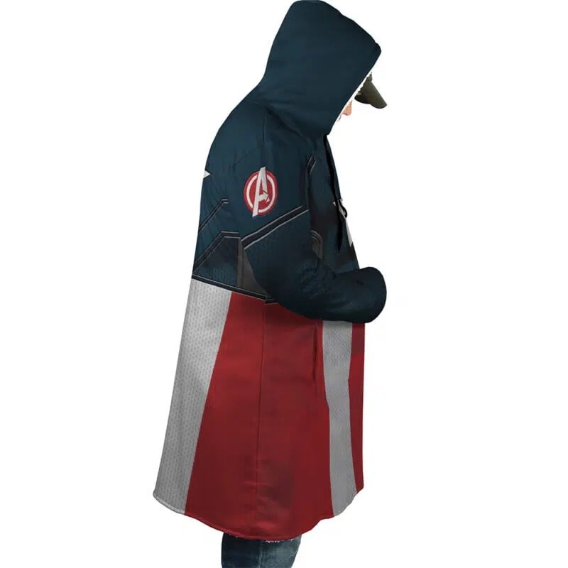 Captain America Hooded Dream Cloak Coat