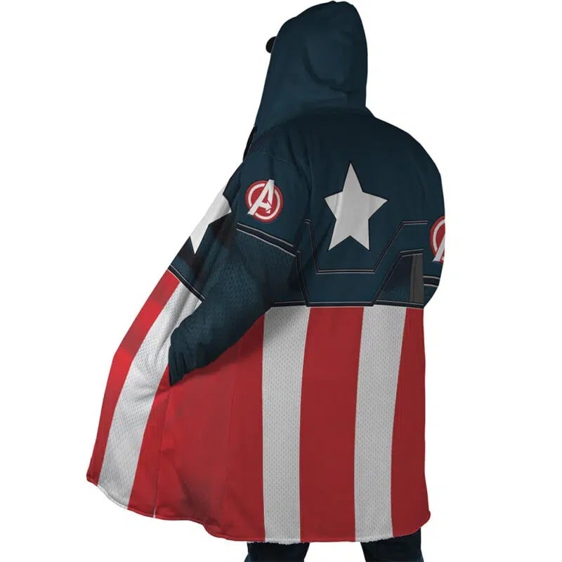 Captain America Hooded Dream Cloak Coat