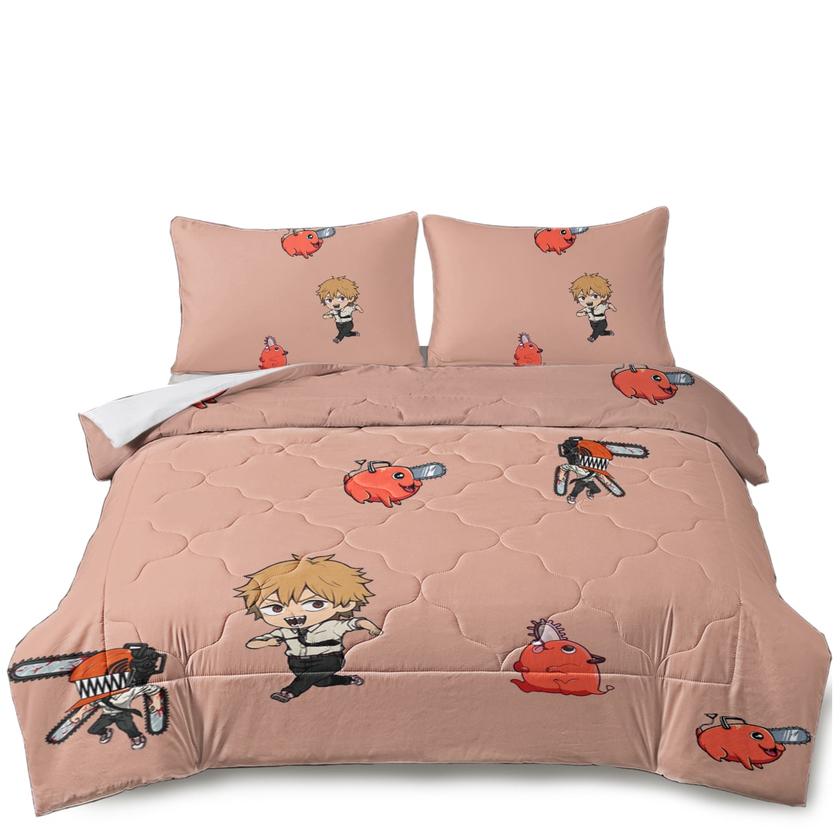 Chainsaw Devil Comforter Set